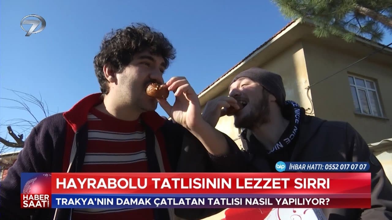 KESTİRÇELİ'LER HAYRABOLU TATLISINA BAYILIYOR | KANAL 7 HABER thumbnail