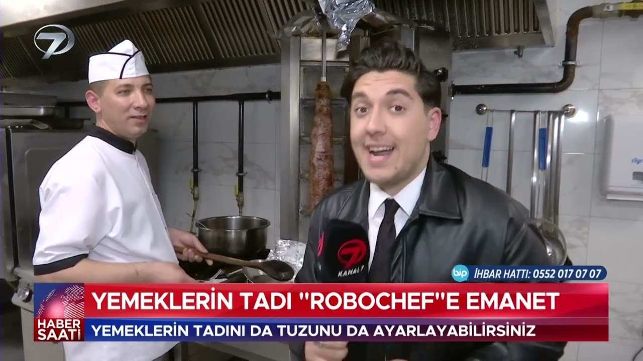 YEMEKLERİ TADABİLEN BİR ROBOT ÜRETİLDİ! "ROBOCHEF" thumbnail